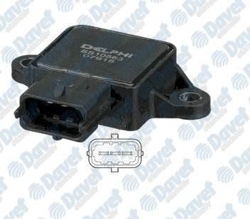 DELPHI SS10563-12B1 Gaz Kelebek Sensoru Accent 00-03 / Micra 92-00 K11 1.0